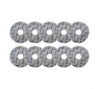 Lot de 10 tampons de nettoyage de rechange pour Ecovacs série N30 faciles à | Lot de 4 microfibres réutilisables, ajustement sans couture pour N30 pour Omni, ramassage efficace de la poussière