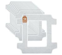 Lot de 10 Tampons de Nettoyage pour Robots de Nettoyage de vitres pour ECOVACS WINBOT W2S / W2S Omni - Chiffons en Microfibre Lavables - Nettoyage très Efficace de Tous les Types de Vitres