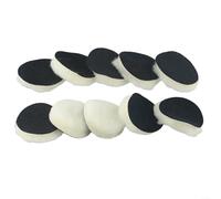 Lot de 10 tampons de polissage en laine pour polisseuse de voiture, lot de coupe lourde pour des solutions de polissage efficaces (7,6 cm)