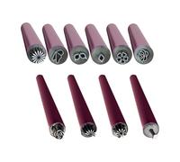Lot de 10 tampons de précision pour nail art, motif fleur, stylo de nail art avec différents designs, outil de pointillage, feuille d'ongles, design de nail art pour femme