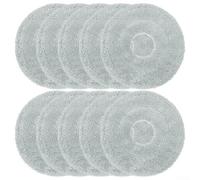 Lot de 10 tampons de rechange pour aspirateur Dreame, L10 Ultra/L10S Ultra/X40/X50 Ultra/L50 Pro Ultra/L40 Ultra/L40s Pro Ultra/L20 Ultra/Mova E30 Ultra/P50 Ultra Robot lavables et réutilisables (10