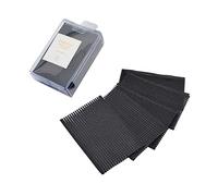 Lot de 10 tampons magiques noirs pour cheveux, tiges de pâte en plastique, accessoires de coiffure, accessoires de coiffure, accessoires de coiffure, accessoires pour cheveux