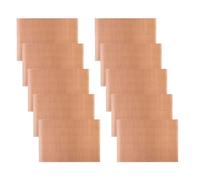Lot de 10 tapis de cuisson résistants à la pour fours, papier de cuisson résistant à l ' huile, feuille de revêtement de four, papiers pratiques résistants à l ' huile, feuille de revêtement de