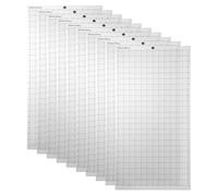 Lot de 10 tapis de découpe de rechange, transparents, avec grille de mesure, 30,5 x 61 cm, pour traceuse Silhouette Cameo Explore