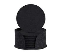 Lot de 10 tapis de tasse en feutre 3 formes pour décoration de table chaude en verre pour la maison, la cuisine, la table en bois absorbant