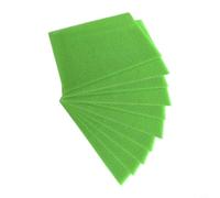 Lot de 10 tapis d'étagère pour réfrigérateur à base d'éponge pour réduire les risques et prolonger la durée de vie des aliments (450 x 290 x 3 mm)