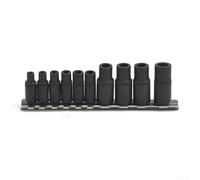 Lot de 10 tarauds avec manchon de retour pour un enfilage facile, outils inclus pour un flux de travail fluide