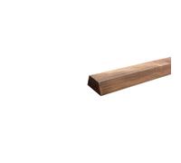 Lot de 10 Tasseaux Triangulaires Sapin Traité marron, L.2,50 m x l.4,5 cm x Ep.20 mm