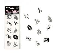 Lot De 10 Tatouages Temporaires Collection De Bonbons