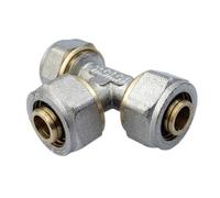 Lot de 10 Té à visser tube PER Ø16x16x16 mm