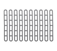 Lot de 10 tendeurs de corde universels à 6 trous réglables pour tente