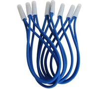 Lot de 10 tendeurs sandows Cabiclic avec embout basculant - Bleu - Linxor