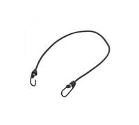 Lot de 10 tendeurs sandows élastiques avec 2 crochets - 150 cm - Noir