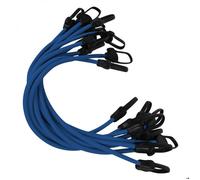 Lot de 10 tendeurs sandows sécurisés et normés - Bleu - Linxor