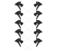 Lot de 10 Tête de Pulvérisation Réglable, pour Flacon 28/400 | PET Noir, Remplacement pour Tête Usée ou Cassée, Jet Colonne Puis Brume, pour Bouteilles à Col Standard
