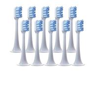 Lot de 10 têtes brosse à dents rechange, compatibles avec les brosses T300, T500 et T700 (embouts souples)(10 blue-standard)