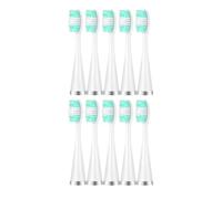 Lot de 10 têtes de brosse à dents de rechange, compatibles avec le nettoyage des dents, le blanchiment et le détartrage.(10pcs white)