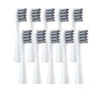 Lot de 10 têtes de brosse à dents de rechange, compatibles avec Oclean Flow/X/X Pro, Z1, F1, One/Air 2, SE, Poils souples, pour brosse à dents électrique, soin doux des dents et des gencives