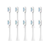Lot De 10 Têtes De Brosse À Dents De Rechange For Xiaomi Mijia T302/T501, Brosse À Dents Électrique Sonique À Poils Souples
