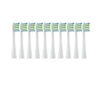 Lot de 10 têtes de brosse de rechange compatibles avec les brosses à dents électriques Oclean Flow/X/X PRO/F1/One/Air 2(Green)