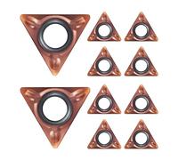 Lot de 10 têtes de coupe triangulaires pour machine à chanfreiner pneumatique, angle C/angle R, haute précision pour mini machine à chanfreiner pneumatique (angle C x 10)