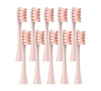 Lot De 10 Têtes De Rechange For Brosses À Dents Oclean Flow/X/X PRO/Z1/F1/One/Air 2/SE, Poils Souples(10pcs Pink)