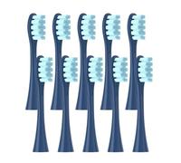 Lot De 10 Têtes De Rechange For Brosses À Dents Oclean Flow/X/X PRO/Z1/F1/One/Air 2/SE, Poils Souples(10pcs Blue)