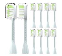 Lot de 10 têtes rechange for brosse à dents électrique Philips Sonicare One, for HY1100(Mint Light Blue)