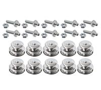 Lot de 10 têtes TENAX grandes + 10 vis filetées TENAX M5 x 16