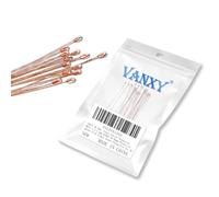 Lot de 10 thermistance scellée en verre 5 K Ohm NTC MF51 B3950 Thermistance à extrémité unique pour imprimante 3D Tolérance 5 % Longueur 66 mm