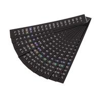 Lot de 10 thermomètres adhésifs à double échelle pour aquarium, thermomètre, thermomètre, autocollant, changement de couleur, pour vin, bière, brassage maison, aquarium