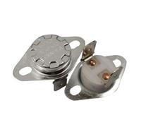 Lot de 10 thermostats universels en céramique 16 A, protecteurs thermiques, interrupteur de contrôle de température 40-300 °C KSD302, normalement fermé/ouvert(NORMAL CLOSED_KSD302_180℃)