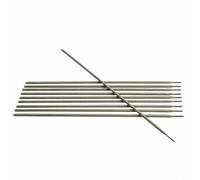 Lot de 10 tiges de soudage E6013 en acier inoxydable pour acier doux, 2,5 mm et 3,2 mm de diamètre, 300 mm de longueur, faible éclaboussure, allumage facile pour plaque fine (2,5 mm x 300 mm)