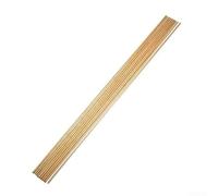 Lot de 10 tiges de soudage en laiton à faible flux pour matériaux en carbure de cuivre et acier, oxyacétylène pour TIG MIG Craft Automotive Shipbuilding (50 cm x 1,6 mm)