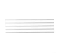 Lot de 10 tiges de soudure en aluminium à basse température pour alliage d'aluminium, alliages de manganèse, réparations de scooters et de construction navale, longueur 330 mm, argenté (2 mm)
