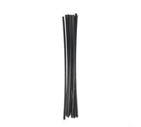 Lot de 10 tiges de soudure en plastique ABS, 25 cm de long, pour réparation de pare-chocs de voiture et autres applications, solides et fiables (noir)