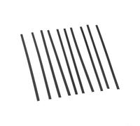 Lot de 10 tiges de soudure en plastique ABS PP PVC PE pour coque de moto, boîtier de batterie de voiture, réservoir d'eau, poubelle et réparation de boîte logistique (PE noir)