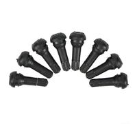 Lot de 10 tiges de valve en caoutchouc TR413 pour pneus sans chambre à air compatibles avec véhicules à vide