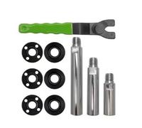 Lot de 10 tiges d'extension multi-tailles pour meuleuse d'angle 5/8-11 pour des tâches précises