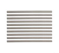 Lot de 10 tiges en carbure de tungstène de 100 mm de long avec tige droite et design métrique pour outils de tour, fraises et perçage (2,5 mm)