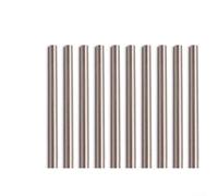 Lot de 10 tiges métriques en carbure de tungstène à tige droite de 100 mm pour outils de tour, adaptées pour la coupe, le fraisage et la production de broches et de tarauds à perles (3,5 mm)