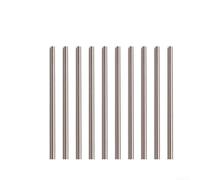 Lot de 10 tiges métriques en carbure de tungstène de 100 mm de long à tige droite pour utilisation d'outils de tour et opérations de coupe de métal (1,5 mm)