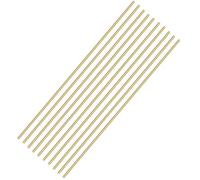 Lot de 10 tiges rondes en laiton massif de 1 mm pour maquette télécommandée, avion, hélicoptère, loisirs créatifs, 300 mm de long