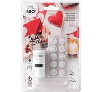 Lot de 10 timbres créatifs Little Nio Love Co 154843