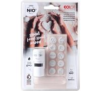 Lot de 10 timbres créatifs petits NIO cuisine - 154844