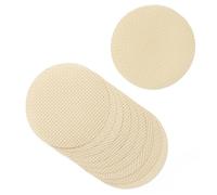 Lot de 10 tissus pour point de croix 6 fils 100% coton 15 cm de diamètre