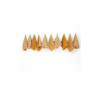 - Lot de 10 torchons 100% Coton - Doux - Durable - Design Ocre élégant avec Plusieurs Motifs Taille - 65 x 45 cm 3936