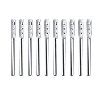 Lot de 10 torseurs de fil d'acier pour concepteurs de jardin et outils de construction de clôture, résistants à la rouille et faciles à utiliser
