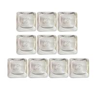 Lot de 10 touches de clavier croisées haute durabilité PC et translucides pour l'amélioration du rétroéclairage du clavier de bureau