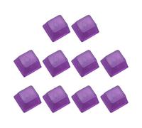Lot de 10 touches de clavier de jeu transparentes en hauteur originale pour claviers mécaniques de jeu et de codage